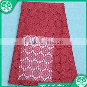 2016 African Chemical Fabric,Nigeria Cord Lace Fabric,chemical Lace Embroidery Fabric thumbnail-2