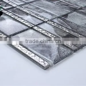 SMJ10 Laminated Glass Mosaic Dark Color Wall Tile Permium Home Decoration Wall Tile thumbnail-4