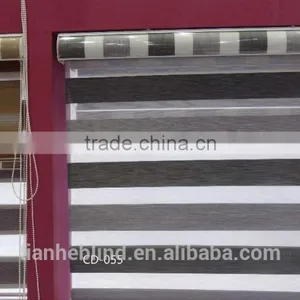 Double-color Translucent Zebra Blinds Fabrics thumbnail-2