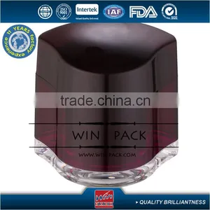 2015 New Style Black Color Triangle Cream Bottle,special Style Acrylic Jar thumbnail-1