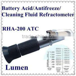 Hot Sale! Portable Hand-held Battery Acid/Antifreeze/Cleaning Fluid Refractometer RHA-200 ATC thumbnail-1