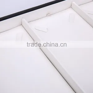 Chinese Factories Wholesale Custom Luxury Leather Necklace Box, Black Beautiful Display Box thumbnail-3