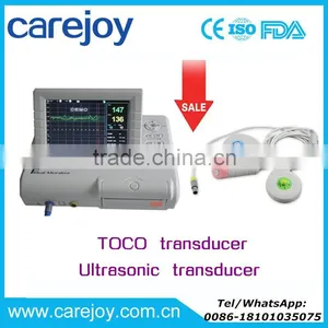 Carejoy 2016 On Sale 8.4 Inch Fetal Monitor With TOCO/ultrasonic Transducer Fetal Mark for Pregnant Women With Good Price thumbnail-1