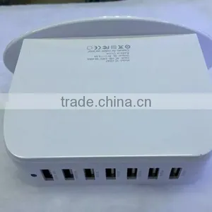 Fast 9.5A 7Ports USB Port Travel Desktop Socket thumbnail-4
