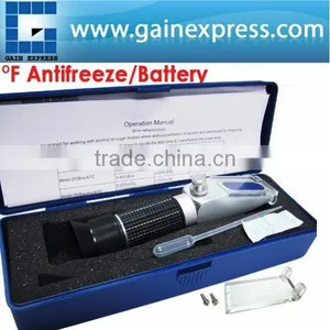 Handheld Battery Acid Antifreeze Fluid Glycol Refractometer Degree F thumbnail-1