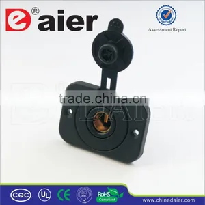 Car/Motorcycle Front One Hole Waterproof 12V Merit Socket + Standard Nut And Merit Cover thumbnail-1