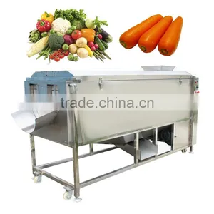 OULENO Large Large Spiral Discharge Cleaning Peeling Machine Peeling Machine Brush Cleaning Machine Roller Cleaning and Peeling thumbnail-1