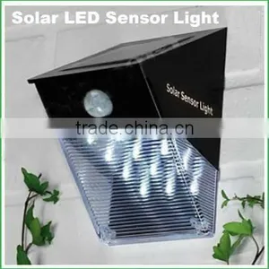 Solar 12Led PIR Motion Sensor Garden Flood Wall Light thumbnail-1
