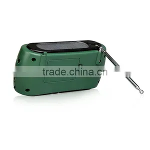 Multifunct Emergency AM/FM Portable Radio Solar/Dynamo Powered W/Flashlight thumbnail-3