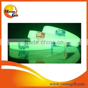 Glow in Dark Silicone Wristband thumbnail-1