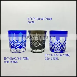 2017 Trendy Hand Cut to Clear Wine Glass Drinking Tumbler thumbnail-5