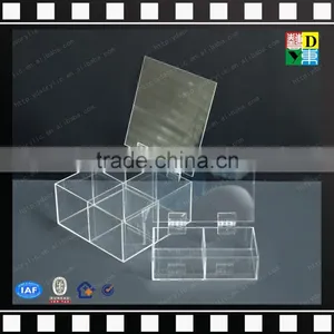 2016 Clear Acrylic Makeup Organizer 5 6 7 Drawer Storage Box With Deluxe Diamond Handle thumbnail-3