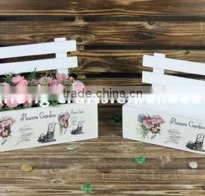 Hot Sale Garden Decoration Flower Box, Shabby Chic Flower Pot thumbnail-1
