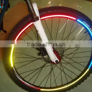 Bike Fluorescent Sticker Bicycle Reflective Stickers Cycling Wheel Rim Reflective Strap Sticker On The Bike Decal Accessories thumbnail-2