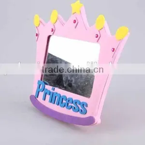 Cartoon Human Shaped EVA Mirror Creative Design Flower/crown Shaped Mirror thumbnail-3