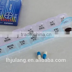 Hot Sell Plastic 14 Compartment Pill Box / Plastic 14 Compartment Pill Box thumbnail-3