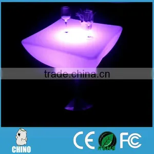 Illuminated Nightclub Round Coffee Table Led Furniture Sets thumbnail-3