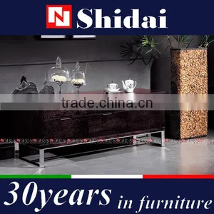 Steel Sideboard / Modern Living Room Sideboard / High Glossy Sideboard N6313 thumbnail-1
