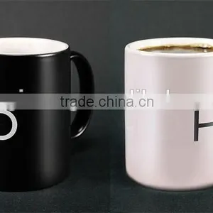 Black Mug Fantasy Mugs Color Changing Creative Ceramic Mug thumbnail-2