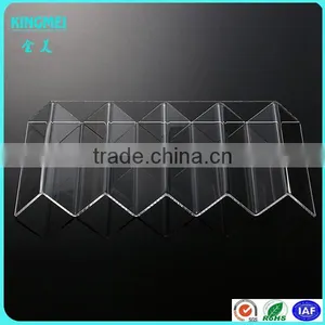 HOT SELL W Shaped Acrylic Plastic Tray in Food Grade thumbnail-1