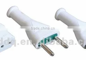 2 Flat Pin to 2 Round Electric Adapter Plug thumbnail-1