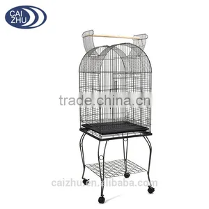 Portable Open Top Pet Budgie Canary Parakeet The Parrot Aviary Bird Cage thumbnail-1