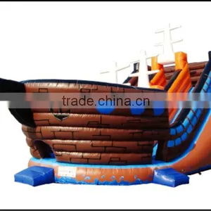 (HD-9506)Happy Island !Wonderful Used Inflatable Bouncy Castle With Slide Children Toys Kids thumbnail-1