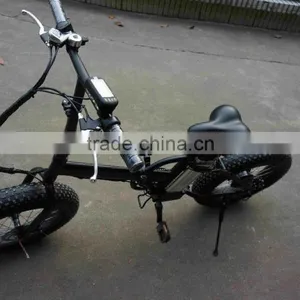 20 Inch Fat Tyre Folding Electric Bike Foldable Motorbike Folding Electric Bicycle thumbnail-2