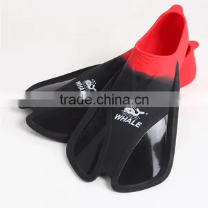 High Quality Silicone Snorkeling Training Swimming Short Fins Swim Flippers Rubber Swim Fins thumbnail-1