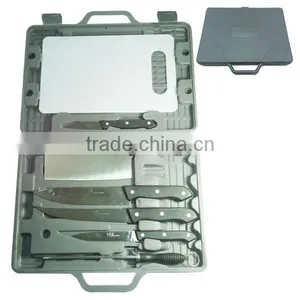 KN-4100 7 Piece Kitchen Knife Set With Plastic Case thumbnail-1