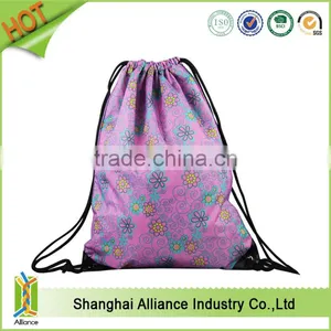 210D Polyester Drawstring Pouch Backpack Travel Bag thumbnail-1