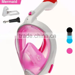 Full Face Snorkel Mask 2.0,2017 New Foldable Full Face Snorkeling Diving Scuba Mask With Detachable GoPro Mount thumbnail-5