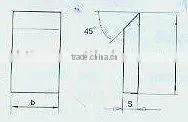 Hard Alloy Product for Geological Mining Tools---BOW TYPE :For Drag Bits Drilling Oil Well.(1365) thumbnail-1