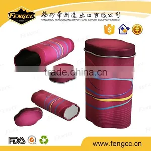 Gift Oval Suquare Plain Jewelry Tin Packaging Box thumbnail-1