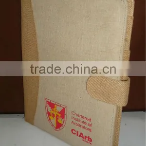 Conference Folder - Made From Eco Fabric Juco & Jute - Hiquality Organizer thumbnail-2