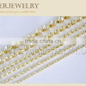 Bulk Rhinestone Chain, Fancy Rhinestone Chain Trimming thumbnail-1
