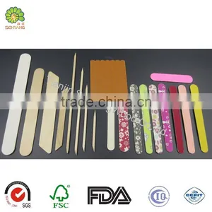 Orange Wooden Manicure Stick thumbnail-3