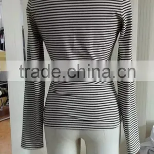 2016Autumn High Fashion Womens Clothing Print Design Good Quality Long Sleeve Woman's Top thumbnail-2