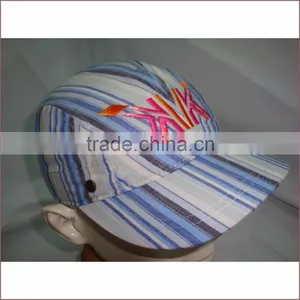 Women Hat and Cap With Straight Line Printing on Fabric thumbnail-2