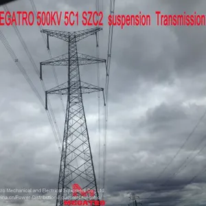 MEGATRO 500KV 5C1 SZC2 Suspension Transmission Tower thumbnail-3