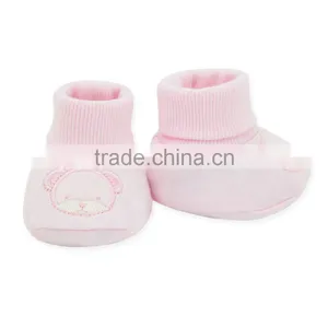 Wholesale Baby Product Lovely Beer Embroidered Organic Cotton Fancy Baby Sock thumbnail-1