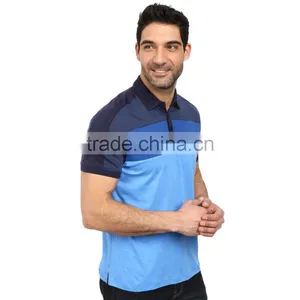 2015 Latest Custom Mens Tri Color Mens Polo Shirts 100% Cotton Cheap thumbnail-3