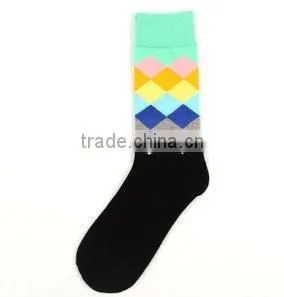 Men's British Cotton in Tube Knitted Happy Socks Wholesale thumbnail-3