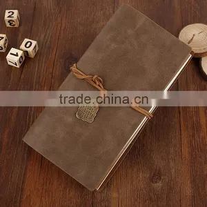 Custom Retro Journal Planner PU Cover Loose Leaf Notebook Removable Inner Pages thumbnail-2