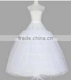 Walson Instyles Wholesale New White Tulle Hoopless Wedding Dress Underskirt Petticoat thumbnail-1