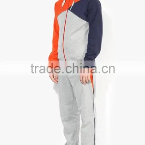 Mens Multicoloured Track Suits Polyester Cotton Sports Running Track Suits for Men thumbnail-3