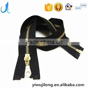 High Quality Metal Zipper 5# Brass Zippers for Garment Production thumbnail-1