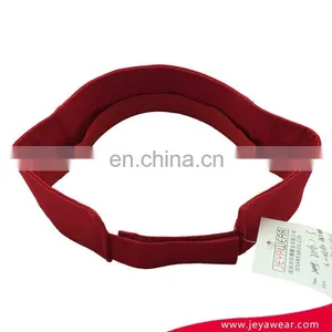 Custom Embroidered Wholesale Cotton Women's Fashion Adjustable Golf Sun Visor thumbnail-3