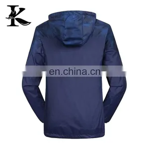 OEM Service for Men's Hooded Windbreaker Jacket 100% Polyester thumbnail-4