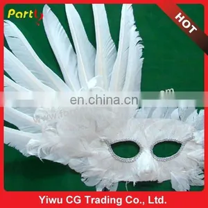 PMN-0259 Masquerade Feather Mask thumbnail-1